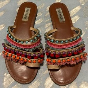 Steve Madden Colorful Strappy Sandals - Size 5.5